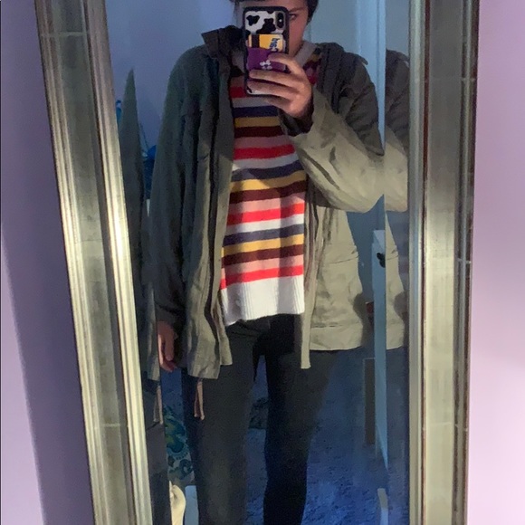 cute army green jacket - Picture 3 of 3